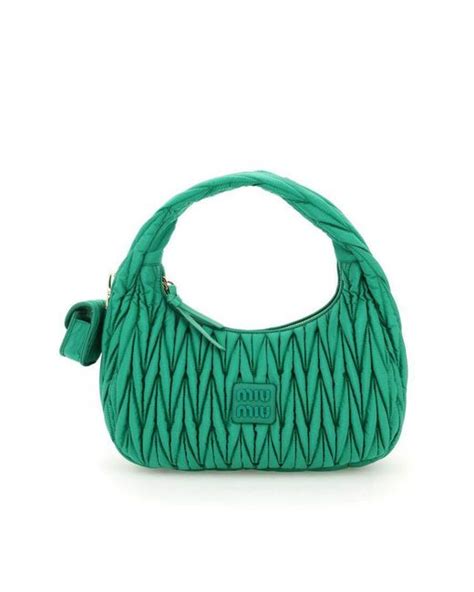 miu miu green bag|miu miu bag price.